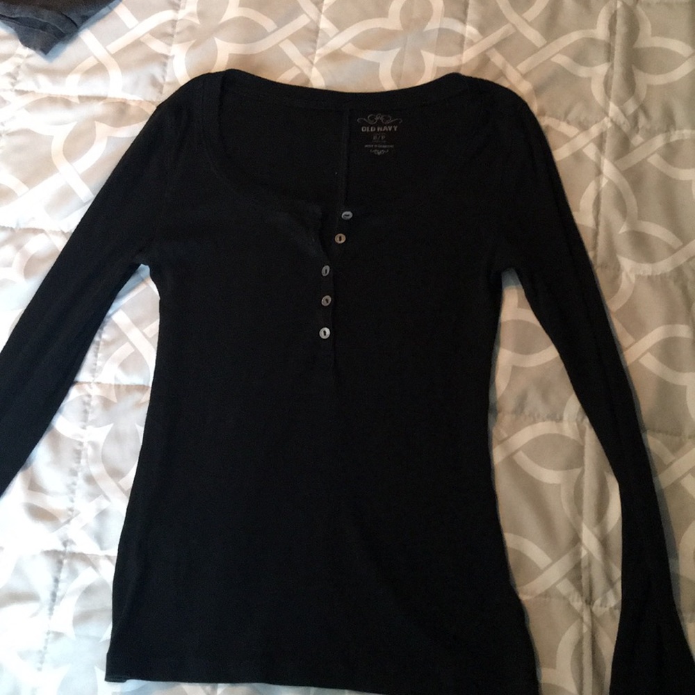 Old navy black button down